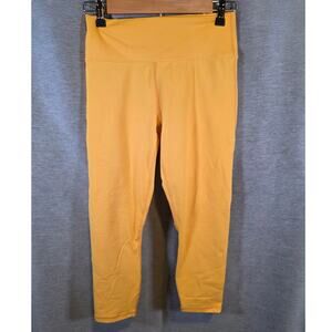 Fabletics XL POWERHOLD Zone HR 7/8 leggings Yellow Sz Med